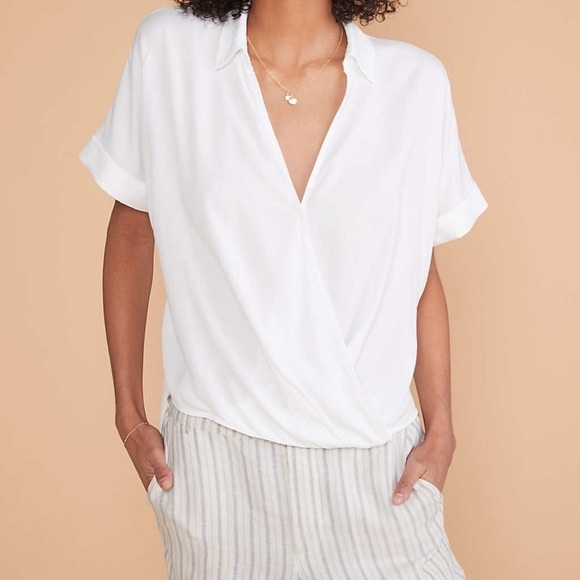 Lou & Grey Tops - NWT Lou & Grey Wrap Top